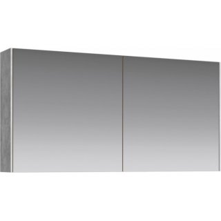Зеркало-шкаф Aqwella Mobi 120 бетон светлый