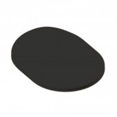 Крышка-сиденье ArtCeram Chic CHA001 цвет черный матовый/петли хром микролифт