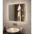 Зеркало Art&Max Elegant AM-Ele-800-800-DS-F