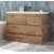 Мебель для ванной Art&Max Family-M 100 напольная дуб харбор золотой