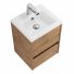 Мебель для ванной Art&Max Family-M 40 с ящиками дуб харбор золотой