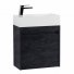 Мебель для ванной Art&Max Family-M 50 с дверцей угольный камень