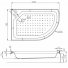 Душевая кабина AvaCan L520 с гидромассажем левая
