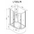 Душевая кабина AvaCan L720N с гидромассажем правая