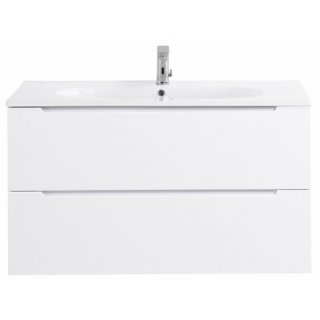 Тумба с раковиной BelBagno Etna 100-LOV-1000-LVB Bianco Lucido