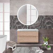 Мебель для ванной BelBagno Etna-1000-BB1010/465-LV-VTR-BO Rovere Bianco