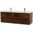 Тумба с раковиной BelBagno Etna 140-4C-BB1400-2-ETL Rovere Moro