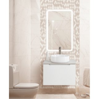 Мебель для ванной BelBagno Etna-600-1C-S Bianco Lucido