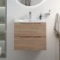 Тумба с раковиной BelBagno Etna 60-BB-8099-60 Rovere Bianco