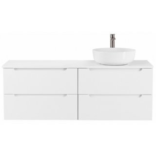 Тумба со столешницей и раковиной BelBagno Etna 120-EK-120-AS-BL-R-BB1315 Bianco Lucido