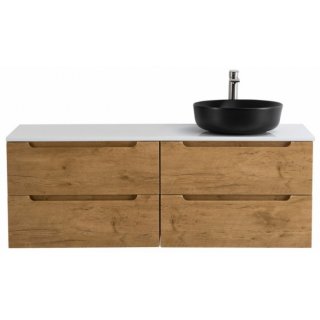 Тумба со столешницей и раковиной BelBagno Etna 120-EK-120-AS-BL-R-BB1315-H301 Rovere Nature