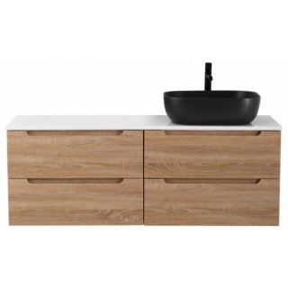 Тумба со столешницей и раковиной BelBagno Etna 120-EK-120-AS-BL-R-BB1302-H301 Rovere Bianco