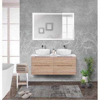 Мебель для ванной BelBagno Etna-1200-2-S Rovere Bianco