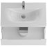 Тумба с раковиной и зеркалом BelBagno Etna 80-BB-8099-80 Bianco Lucido