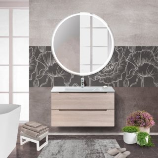 Мебель для ванной BelBagno Etna-800-BB810/465-LV-VTR-BL Rovere Grigio