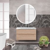 Мебель для ванной BelBagno Etna-900-BB910/465-LV-VTR-BL Rovere Bianco