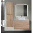 Тумба со столешницей и раковиной BelBagno Etna 90-KEP-90-MCO-BB1407 Rovere Bianco