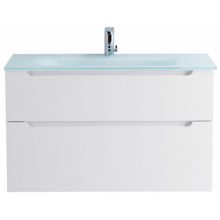 Тумба с раковиной BelBagno Etna H60-100-BB1010/465-LV-VTR-BO Bianco Lucido