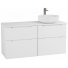 Тумба со столешницей и раковиной BelBagno Etna H60-120-EK-120-AS-BL-R-BB1315 Bianco Lucido