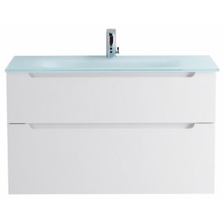 Тумба с раковиной BelBagno Etna H60-80-BB810/465-LV-VTR-BO Bianco Lucido