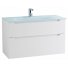 Тумба с раковиной BelBagno Etna H60-80-BB810/465-LV-VTR-BO Bianco Lucido