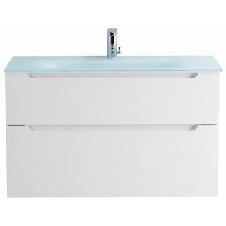 Тумба с раковиной BelBagno Etna H60-90-BB910/465-LV-VTR-BO Bianco Lucido