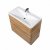 Мебель для ванной напольная BelBagno Acqua 90 Rovere Rustico