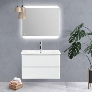 Мебель для ванной BelBagno Albano-CER 80 Bianco Lucido