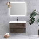 Мебель для ванной BelBagno Albano-CER 80 Rovere Nature Grigio