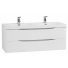 Тумба с раковиной BelBagno Ancona-N 120-2 Bianco Lucido