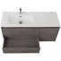 Мебель для ванной BelBagno Kraft-1000-BB1000ETL-L Cemento Grigio