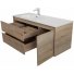 Мебель для ванной BelBagno Kraft-1000-BB1000ETL-L Rovere Galifax Bianco