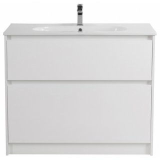 Тумба с раковиной BelBagno Kraft 100-PIA-LOV-1000 Bianco Opaco