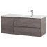 Тумба с раковиной BelBagno Kraft 120-BB1200ETL-R Cemento Grigio