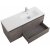 Мебель для ванной BelBagno Kraft-1200-BB1200ETL-R Cemento Grigio