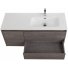 Тумба с раковиной BelBagno Kraft 120-BB1200ETL-R Cemento Grigio