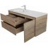 Мебель для ванной BelBagno Kraft-1200-BB1200ETL-L Rovere Galifax Bianco