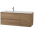 Тумба с раковиной BelBagno Kraft 120-BB1200ETL-L Rovere Nebrasca Nature