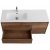 Мебель для ванной BelBagno Kraft-1200-BB1200ETL-L Rovere Tabacco