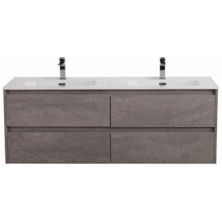 Тумба с раковиной BelBagno Kraft 120-4C-BB1200-2-ETL Cemento Grigio