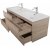 Мебель для ванной BelBagno Kraft-1200-4C-BB1200-2-ETL Rovere Galifax Bianco