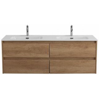 Тумба с раковиной BelBagno Kraft 140-4C-BB1400-2-ETL Rovere Nebrasca Nature