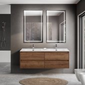 Мебель для ванной BelBagno Kraft-1400-4C-BB1400-2-ETL Rovere Tabacco