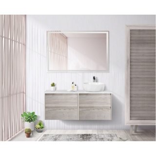 Мебель для ванной BelBagno Kraft-1200-R-S Rovere Galifax Bianco