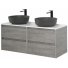 Мебель для ванной BelBagno Kraft-1400-2-S Cemento Grigio