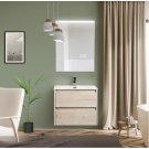 Мебель для ванной BelBagno Kraft-700-BB700ETL Rovere Galifax Bianco