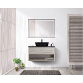 Мебель для ванной BelBagno Kraft-800-1C-S Rovere Galifax Bianco