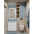 Мебель для ванной BelBagno Kraft-800-PIA-BB810/465-LV-VTR-BO Bianco Opaco
