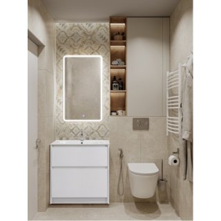 Мебель для ванной BelBagno Kraft-800-PIA-LOV-800 Bianco Opaco