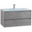Мебель для ванной BelBagno Kraft-800-BB810/465-LV-VTR-BL Cemento Grigio